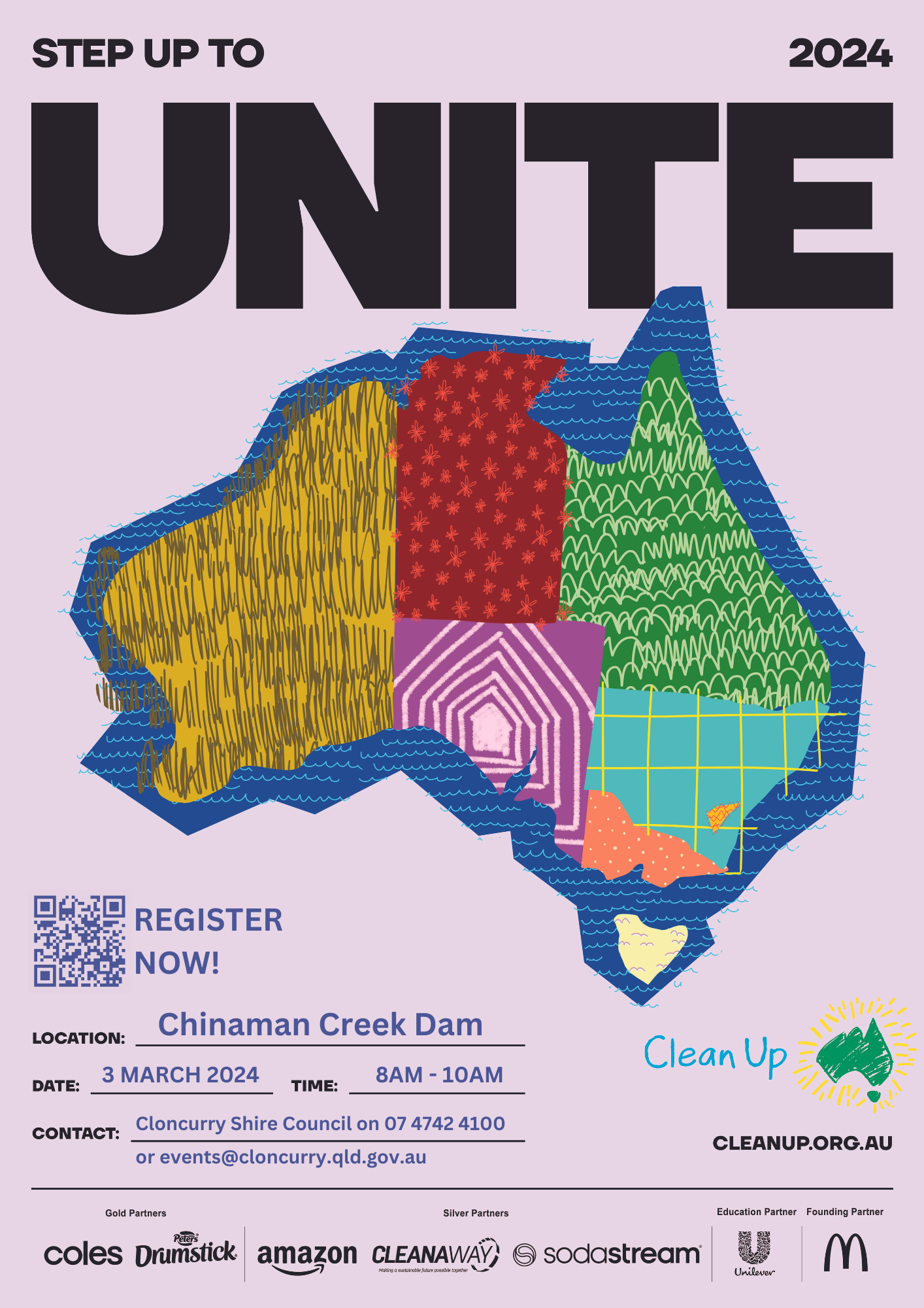 Clean Up Australia Day - Event Poster 2024