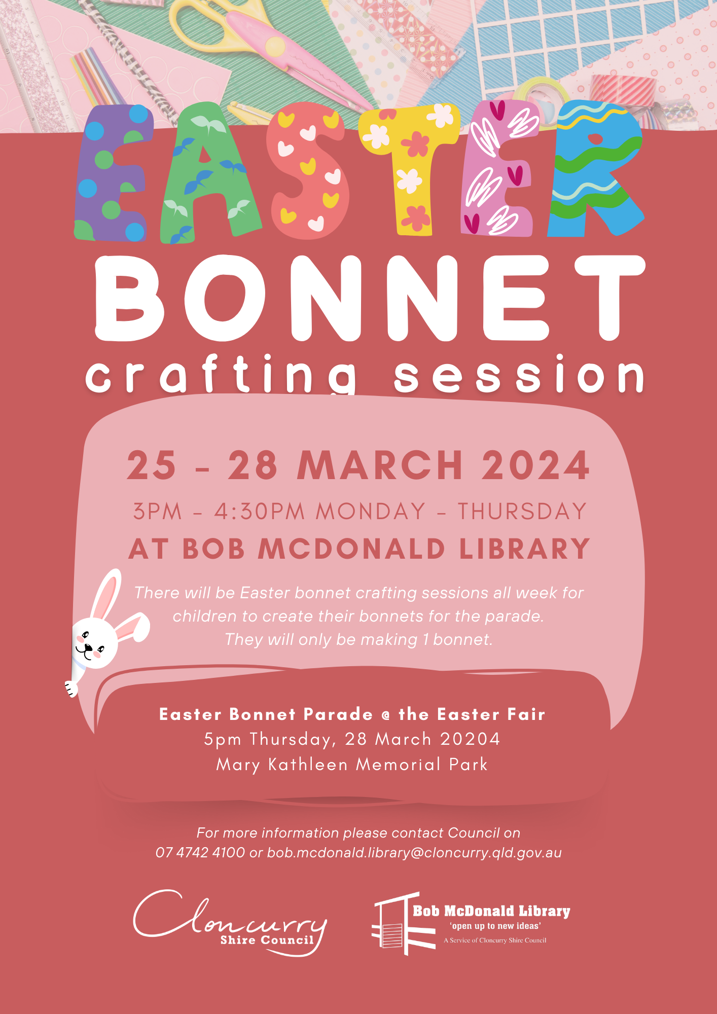 Easter Art and Craft Poster 2024