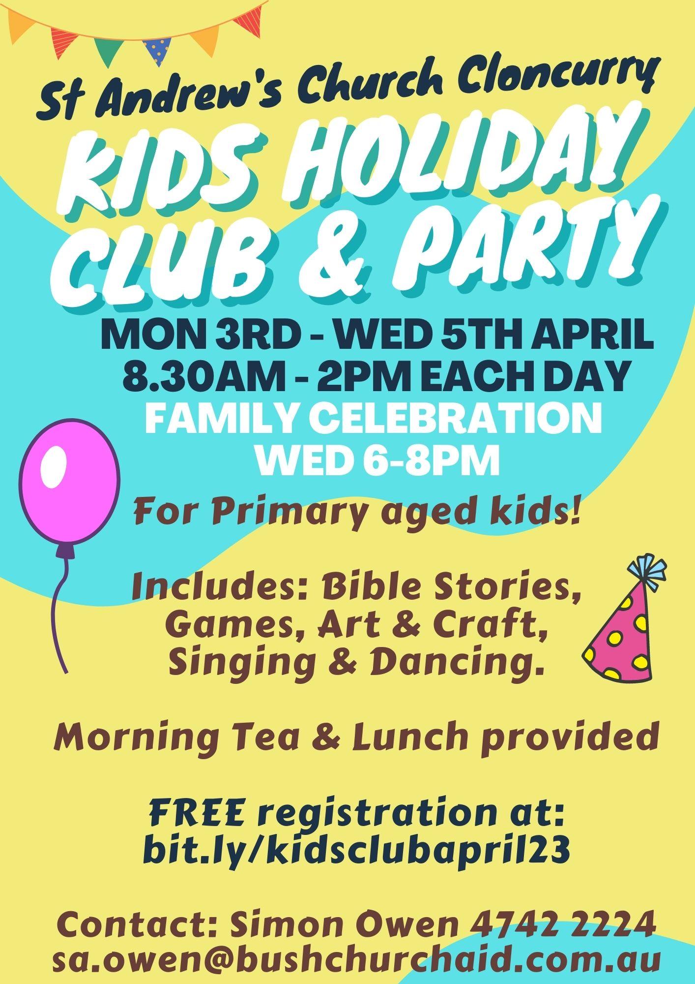 Kids Holiday Club & Party