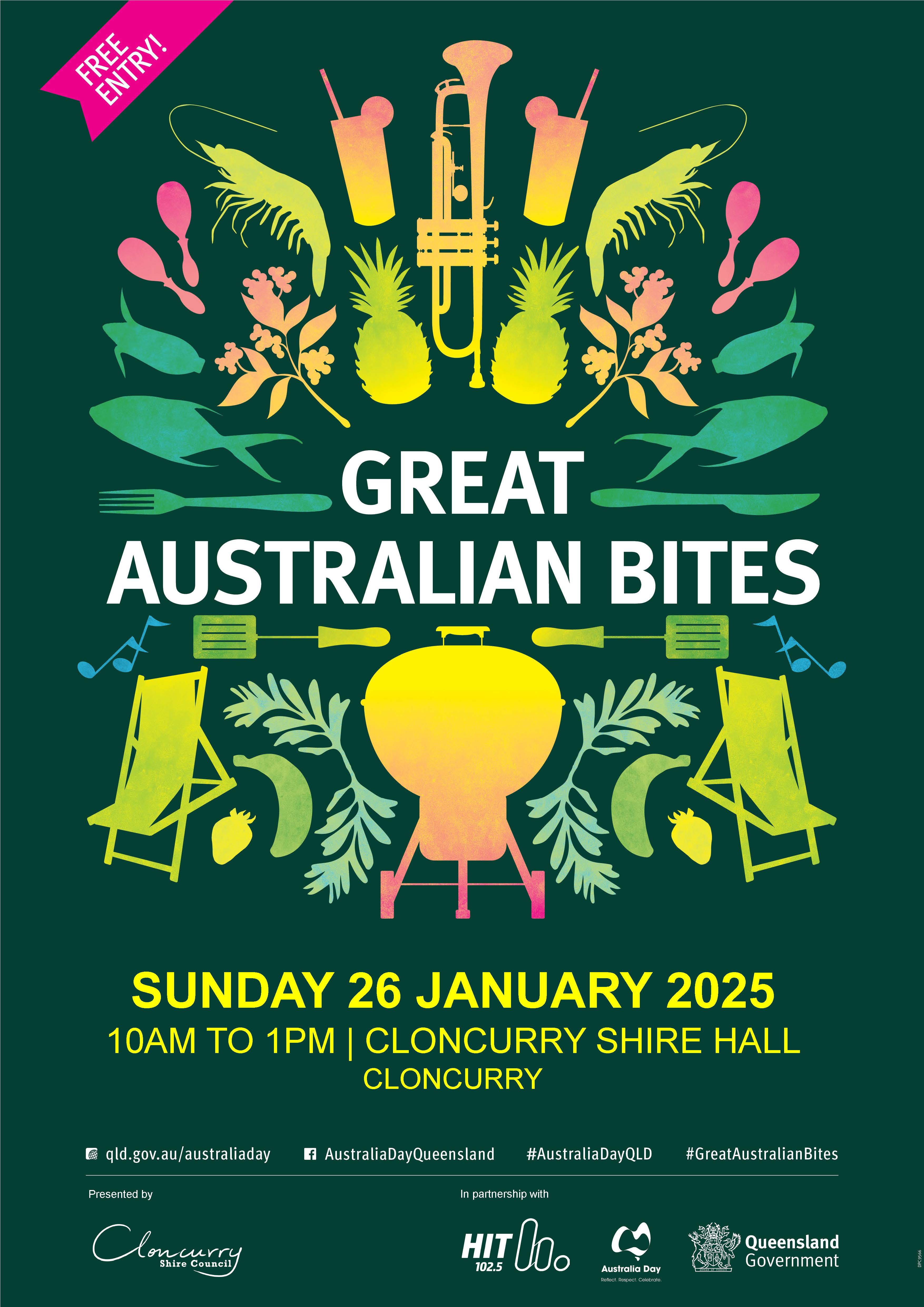 Great Australian bites poster