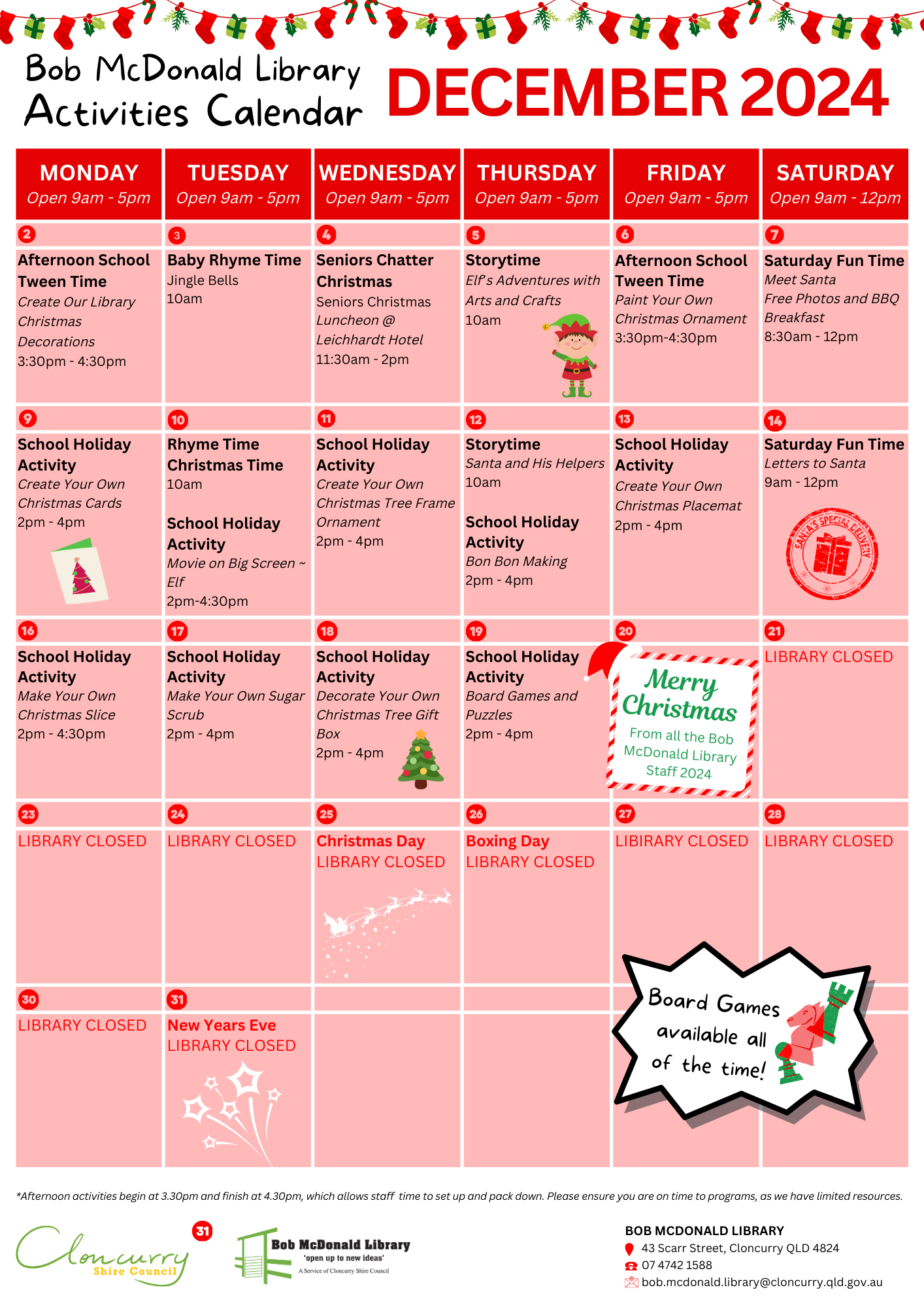 December 2024 calendar